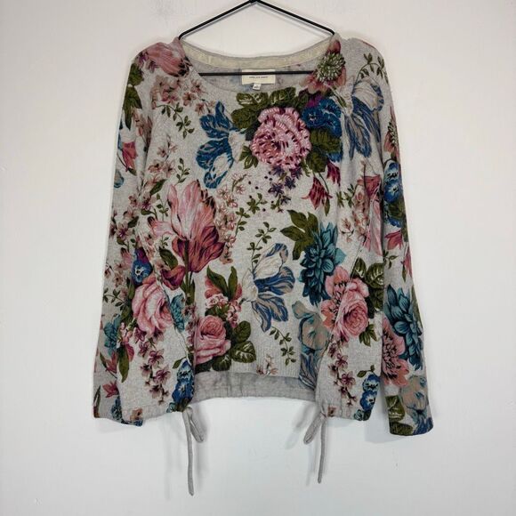 Anthropologie Angel of the North Floral Sweater M - Picture 2 of 7